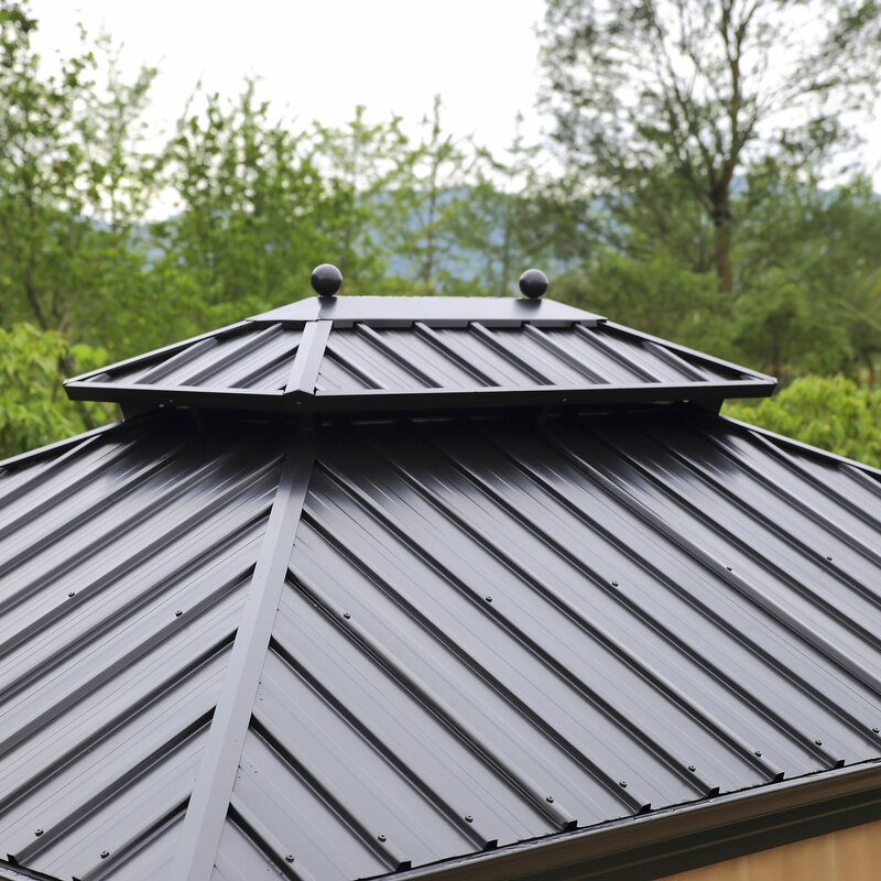 12 Fuß breit x 10 Fuß tief Aluminium-Terrassenpavillon