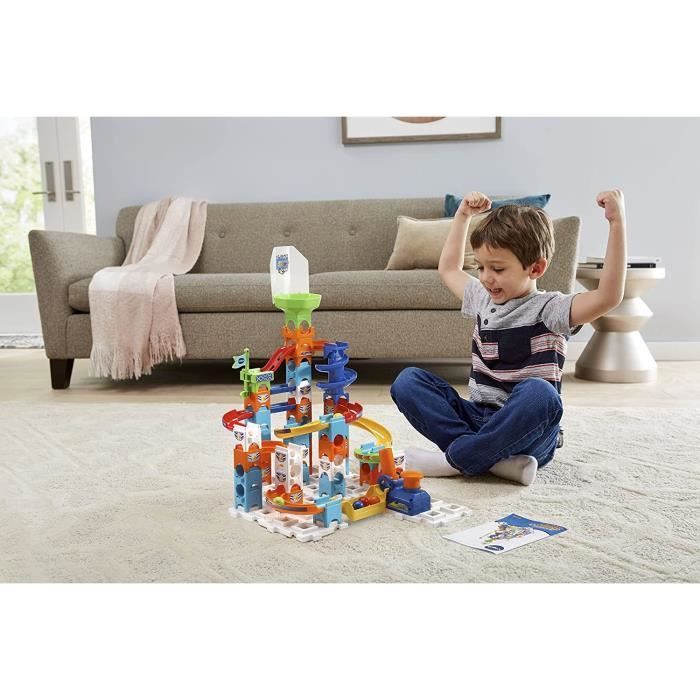 VTECH Marble Rush Adventure Set S100 - 61 pieces and 5 marbles included