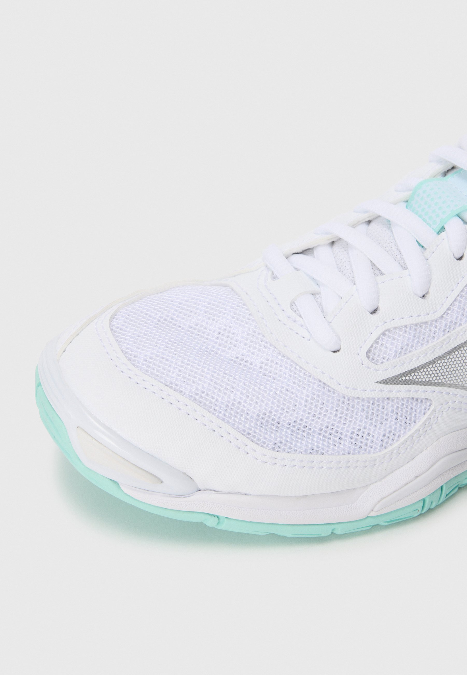 Mizuno WAVE PHANTOM 3 - Chaussures de handball - teinte blanche/bleue