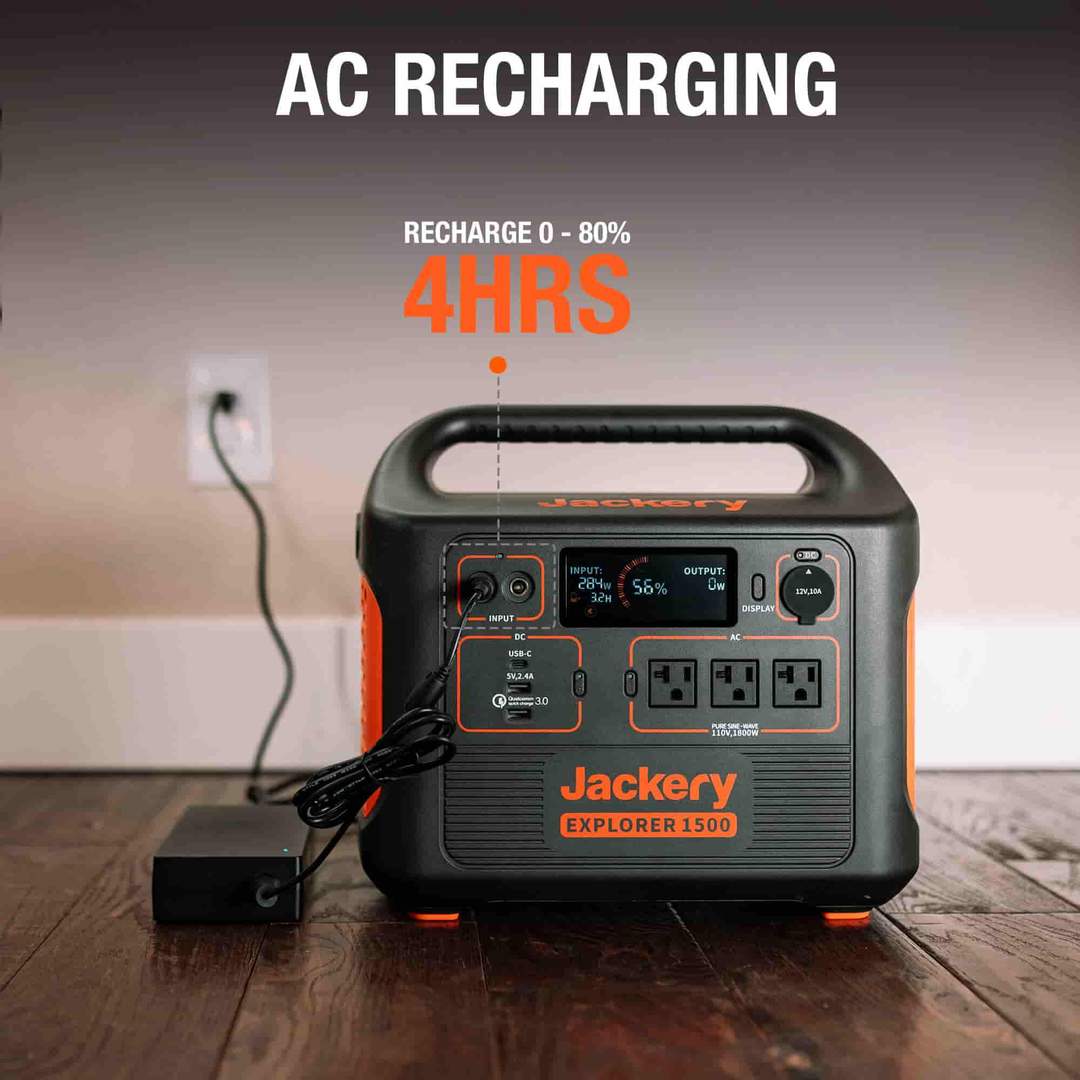Jackery Explorer 1500 bærbar kraftstasjon