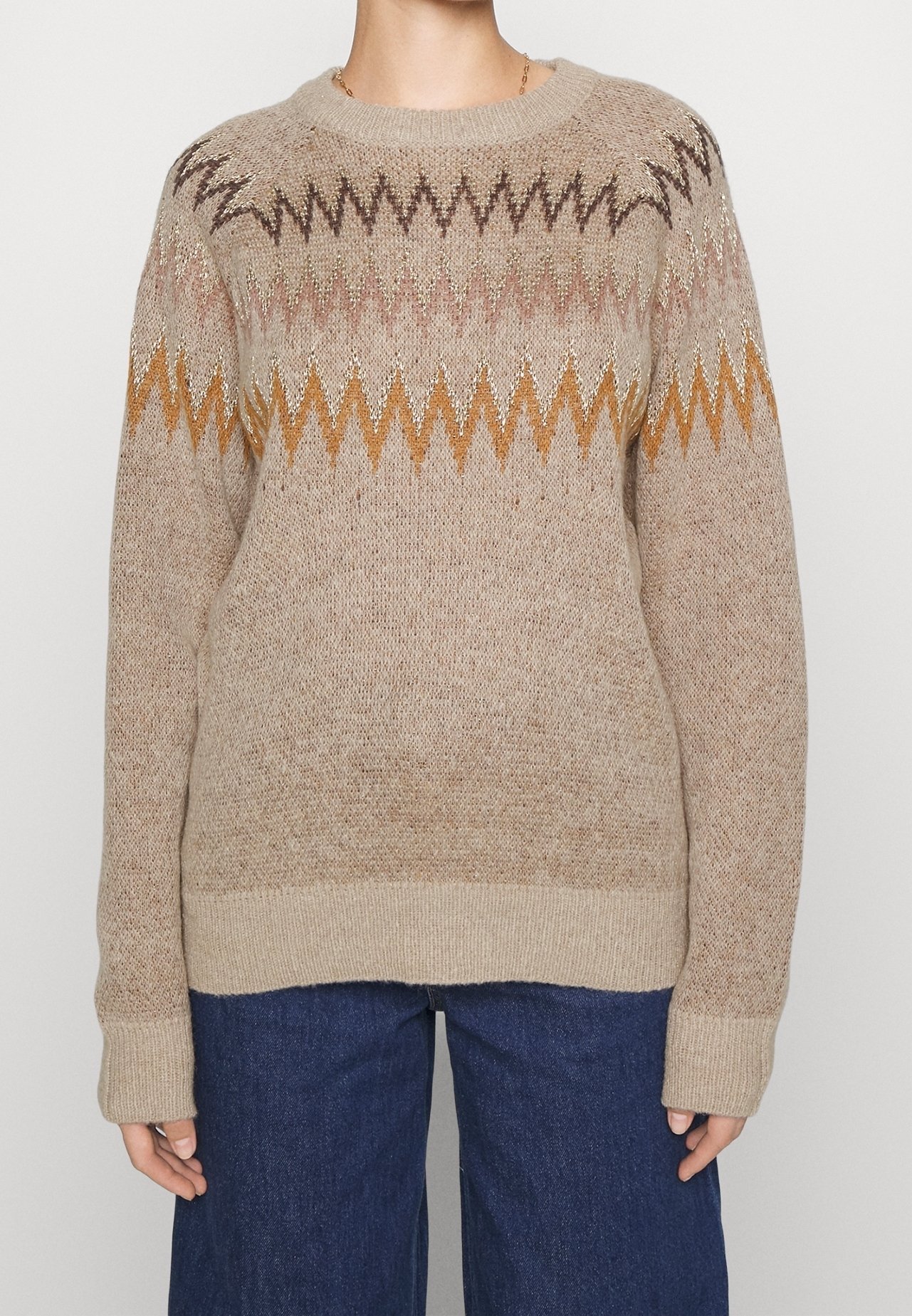 Saint Tropez Pullover - silberfarben