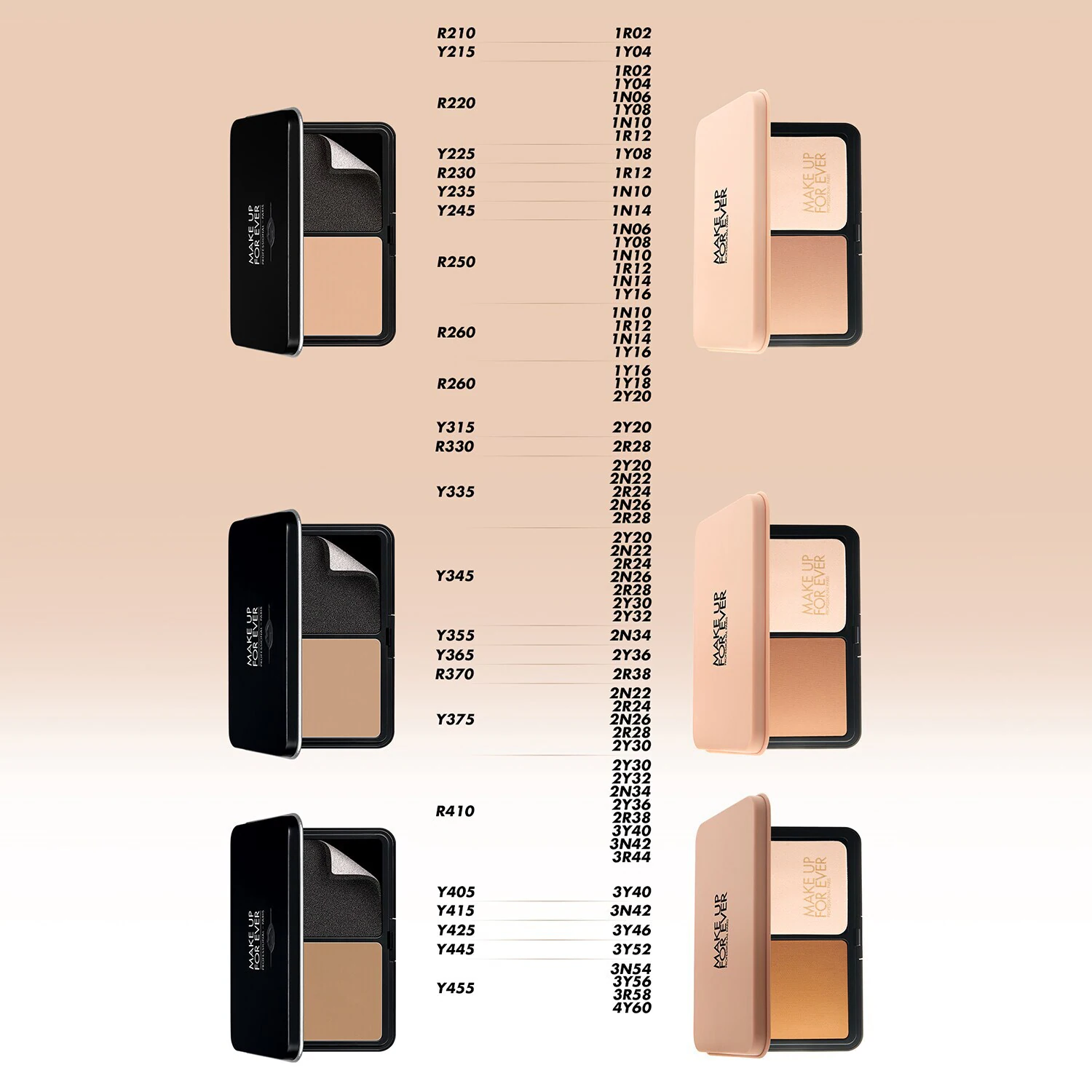 Fond de ten pudră HD Skin - un fond de ten pudră ușor cu acoperire de 24 de ore