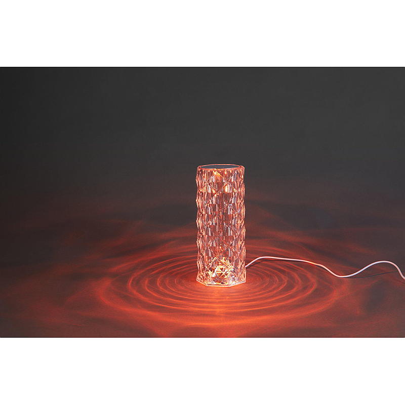 Pöytävalaisin LED 9x21,5 cm kosketusnäyttö värinvaihto