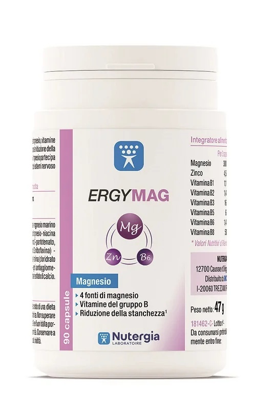 NUTERGIA LABORATORIES Ergymag 90 capsules