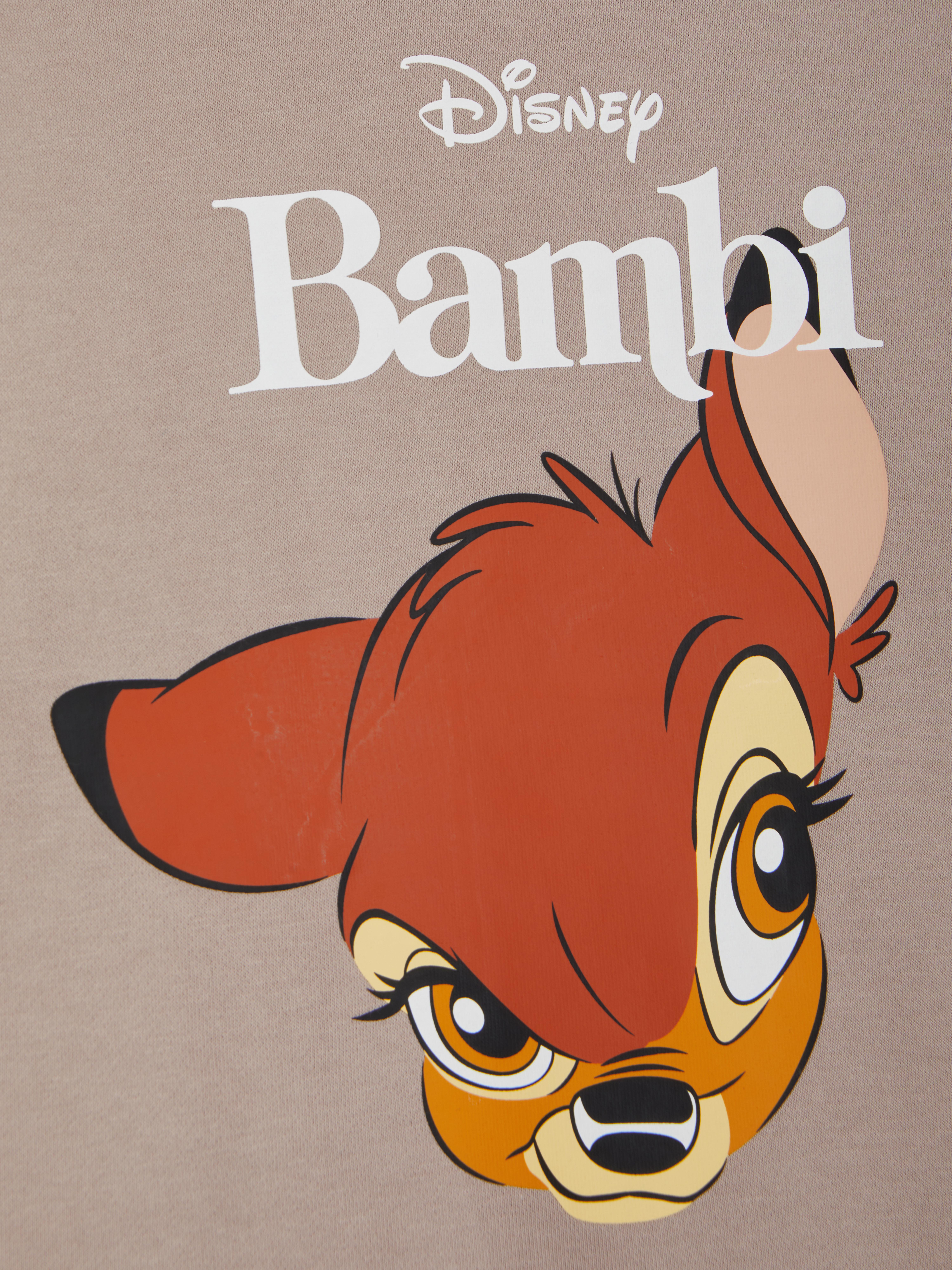 Hanorac cu imprimeu Disney Bambi Un hanorac cu manșete striate și imprimeu Disney Bambi