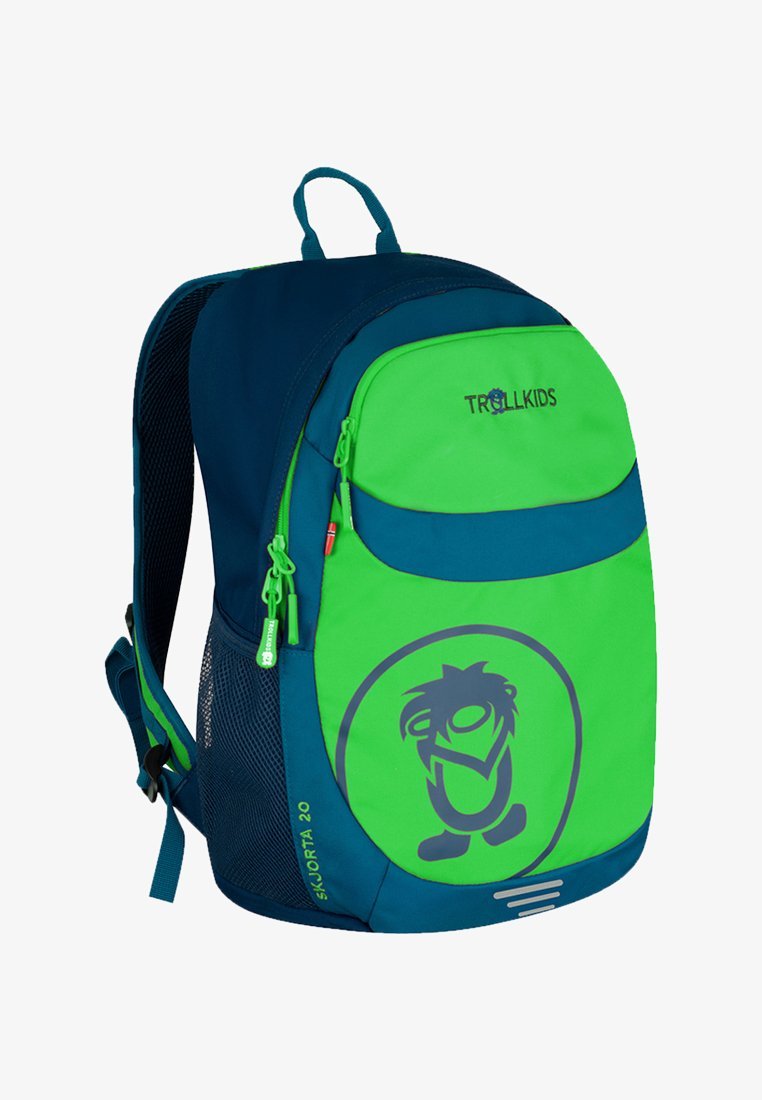 Zaino TROLLKIDS - verde brillante/blu navy scuro/blu mistico