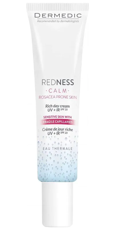 Dermedic Redness Calm Bogaty krem na dzień UV + IR