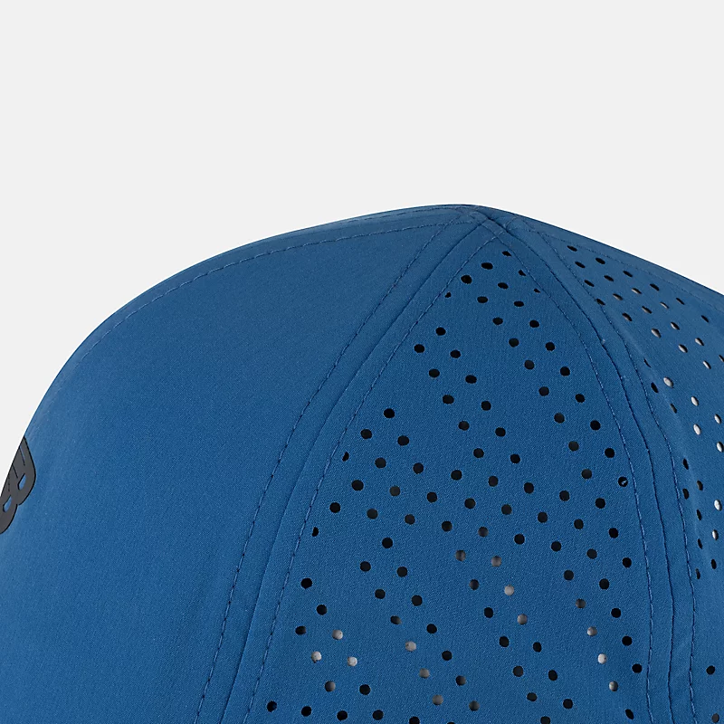 Unisex Laser Performance Run Hat 6 Panel - BLUE OASIS