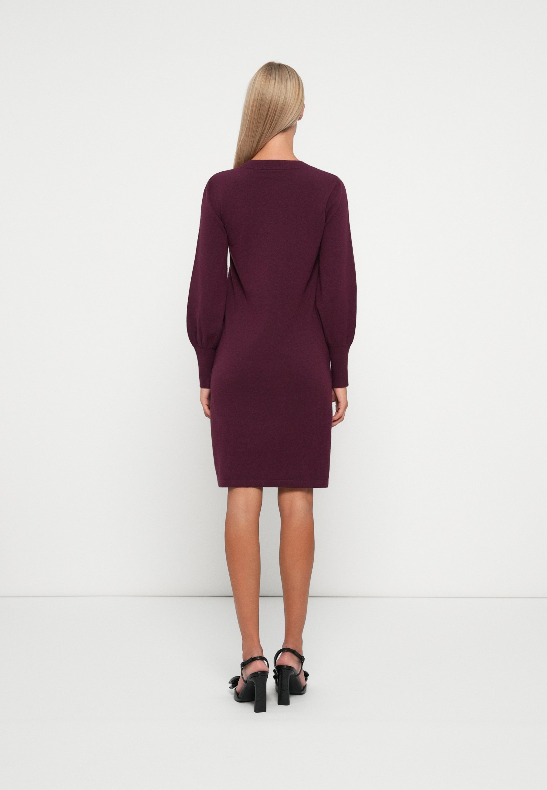 VILA VIKERRY O-NECK NOOS - Sukienka sweterkowa - fig
