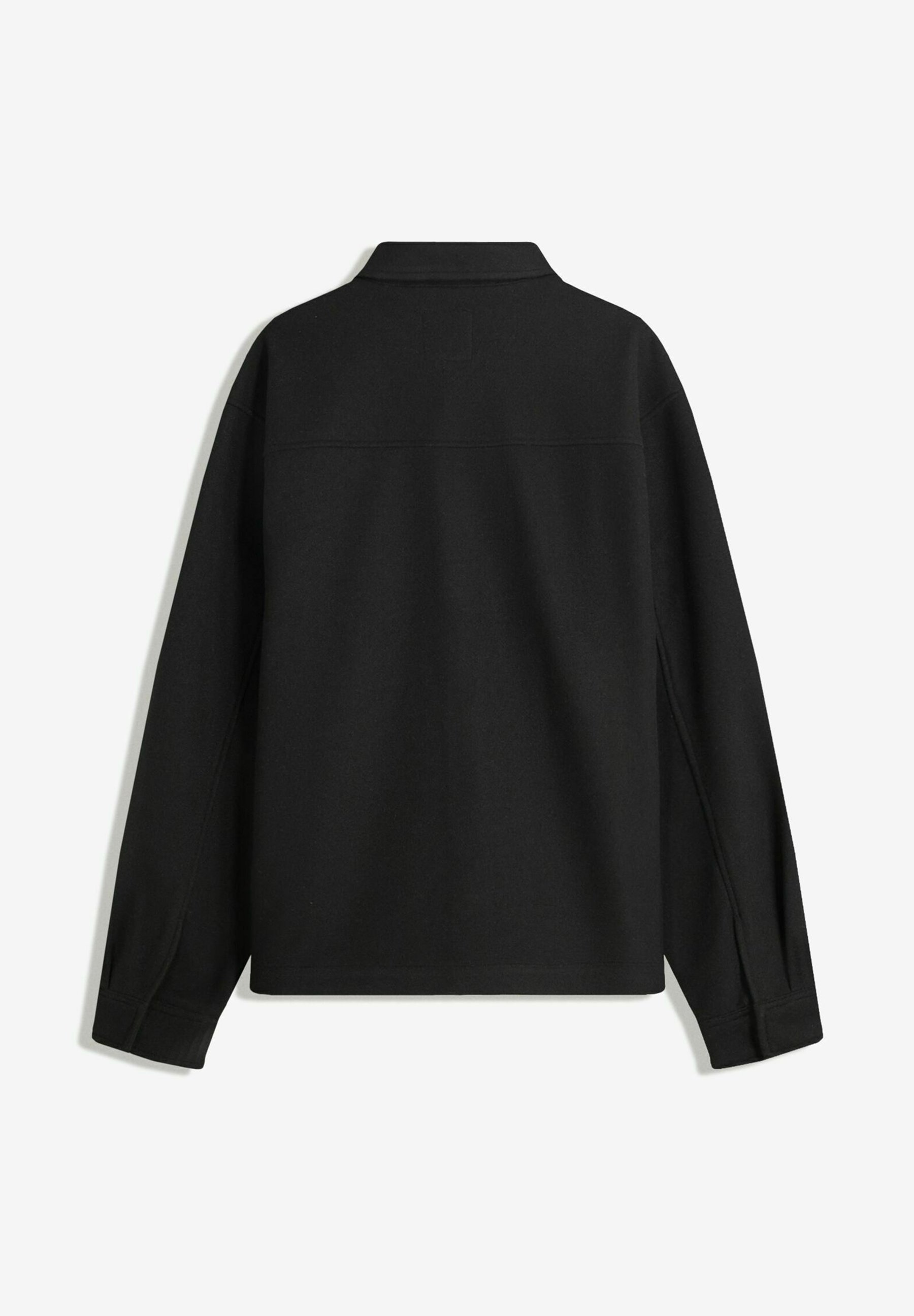 Bershka OVERSHIRT - Lichte jas - zwart