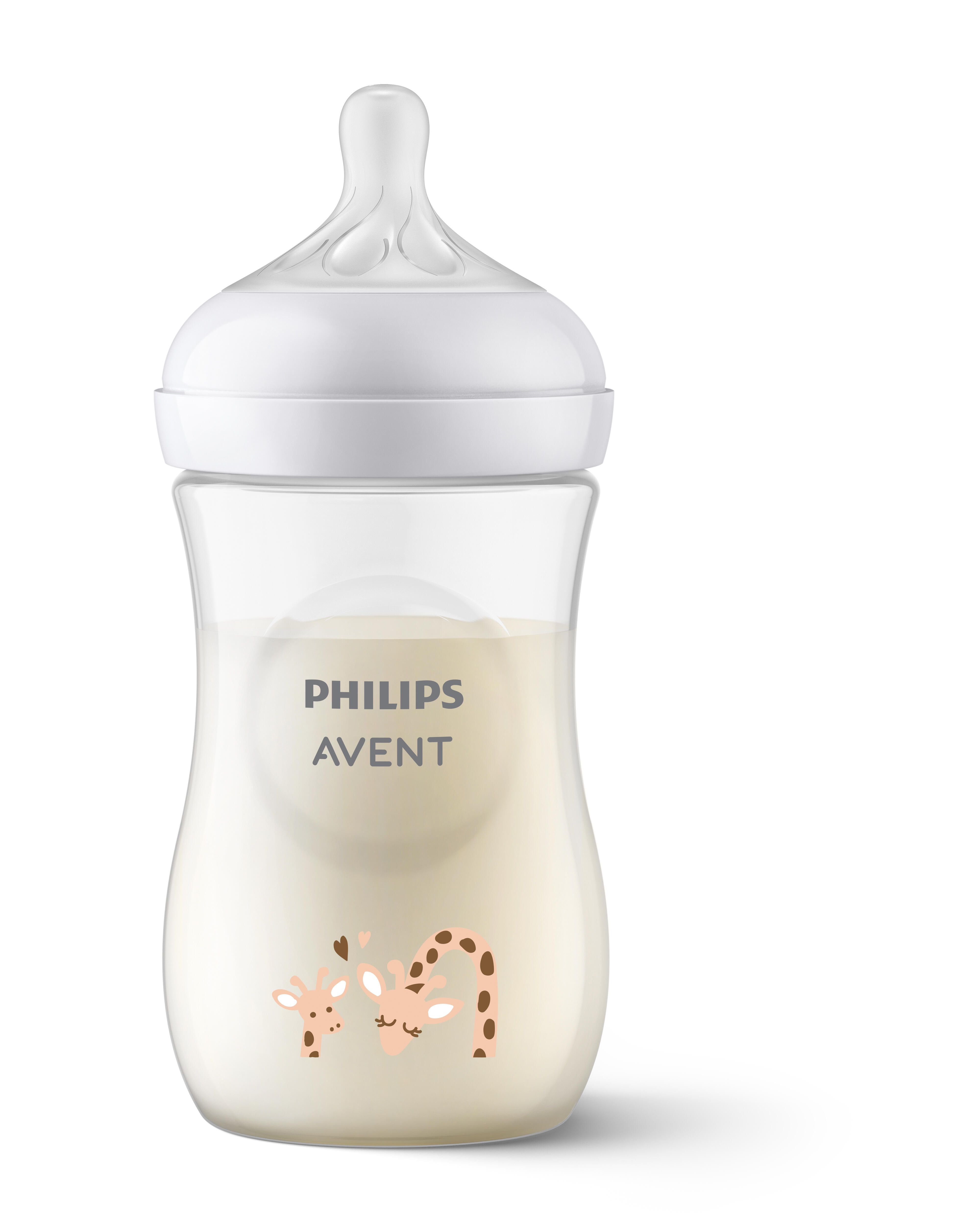 Avent otroška steklenička Natural Response Giraffe Otroške stekleničke