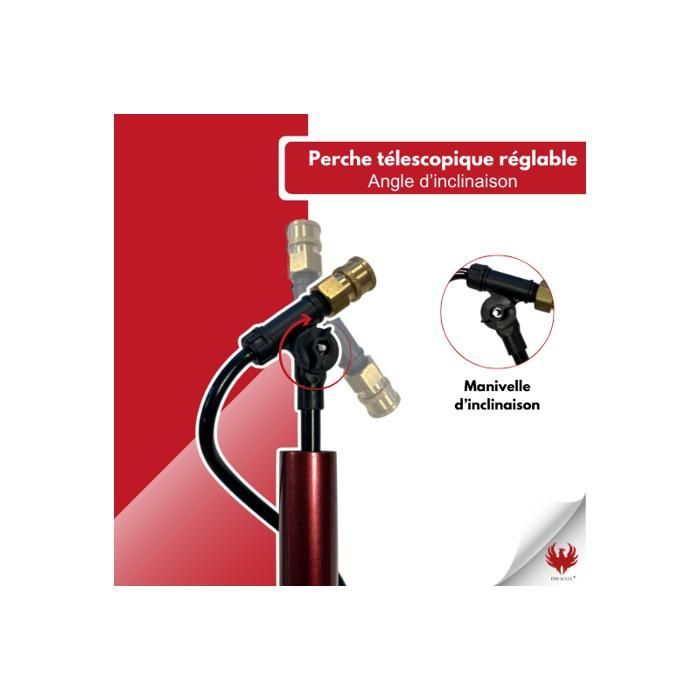 PHOENIX Perche EVO  télescopique 5.4M  pour PRO et DORSAL SPRAYER