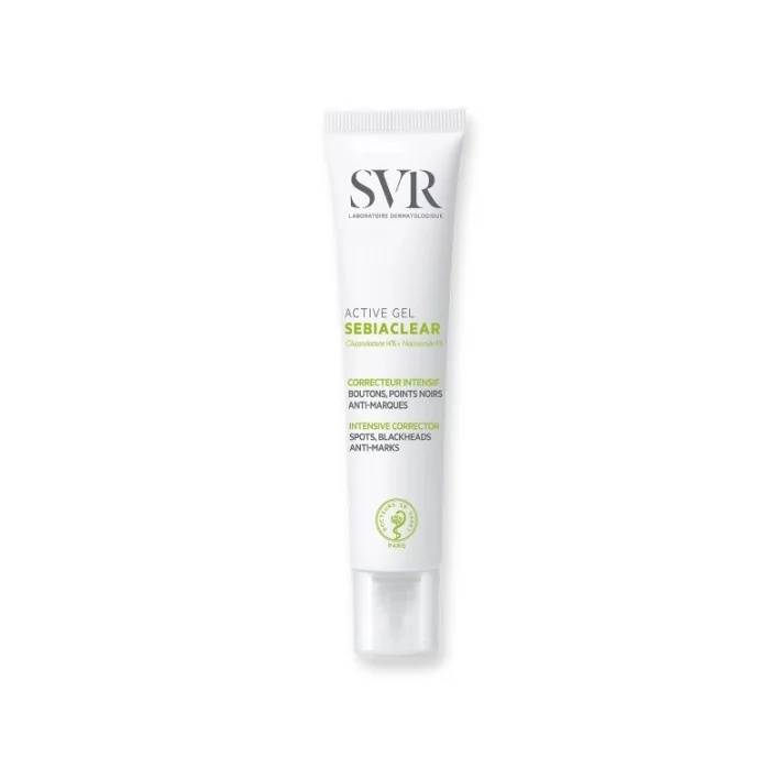 SVR Sebiaclear Active Gel 40 ml Concealer tegen onvolkomenheden, puistjes en mee-eters