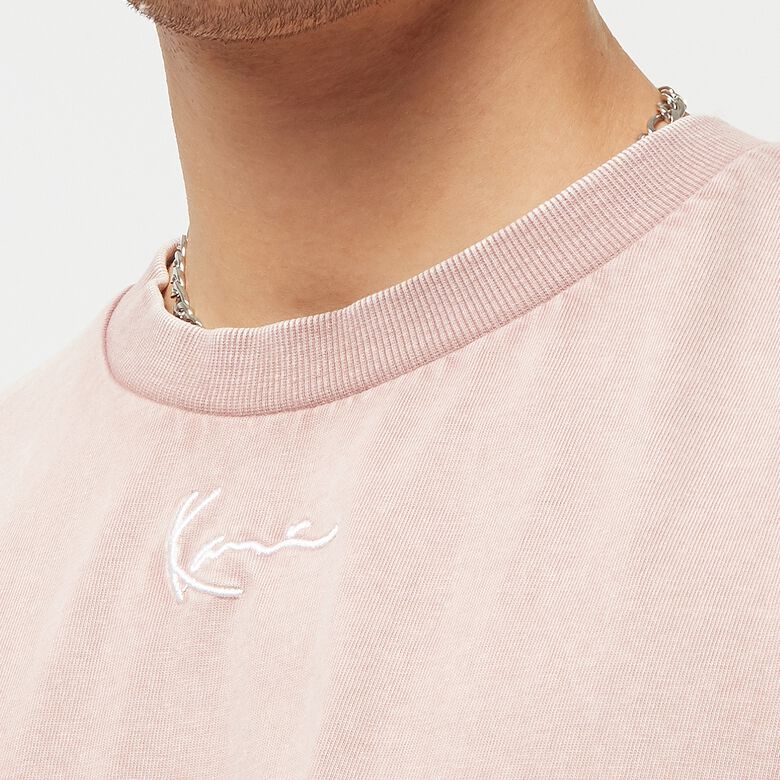 Small Signature Heavy Jersey Washed Boxy Tee