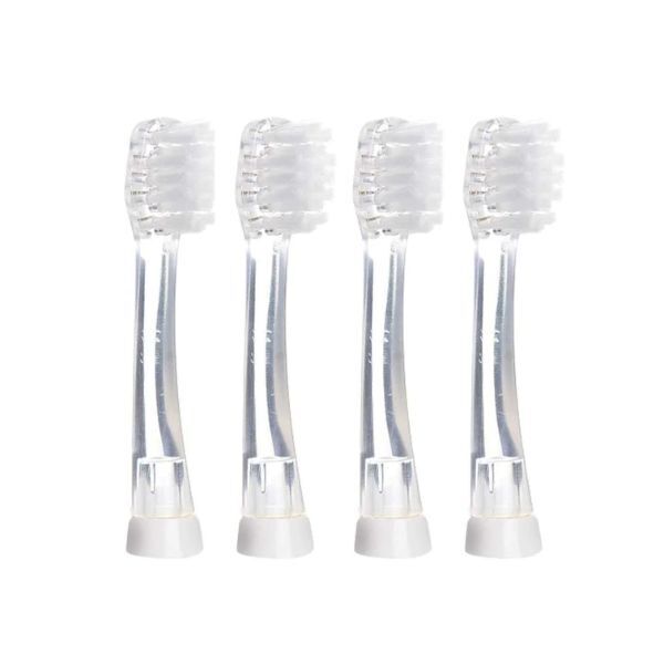 Brush Baby Ersatz-Zahnbürstenköpfe für Baby Sonic® (4er-Pack)