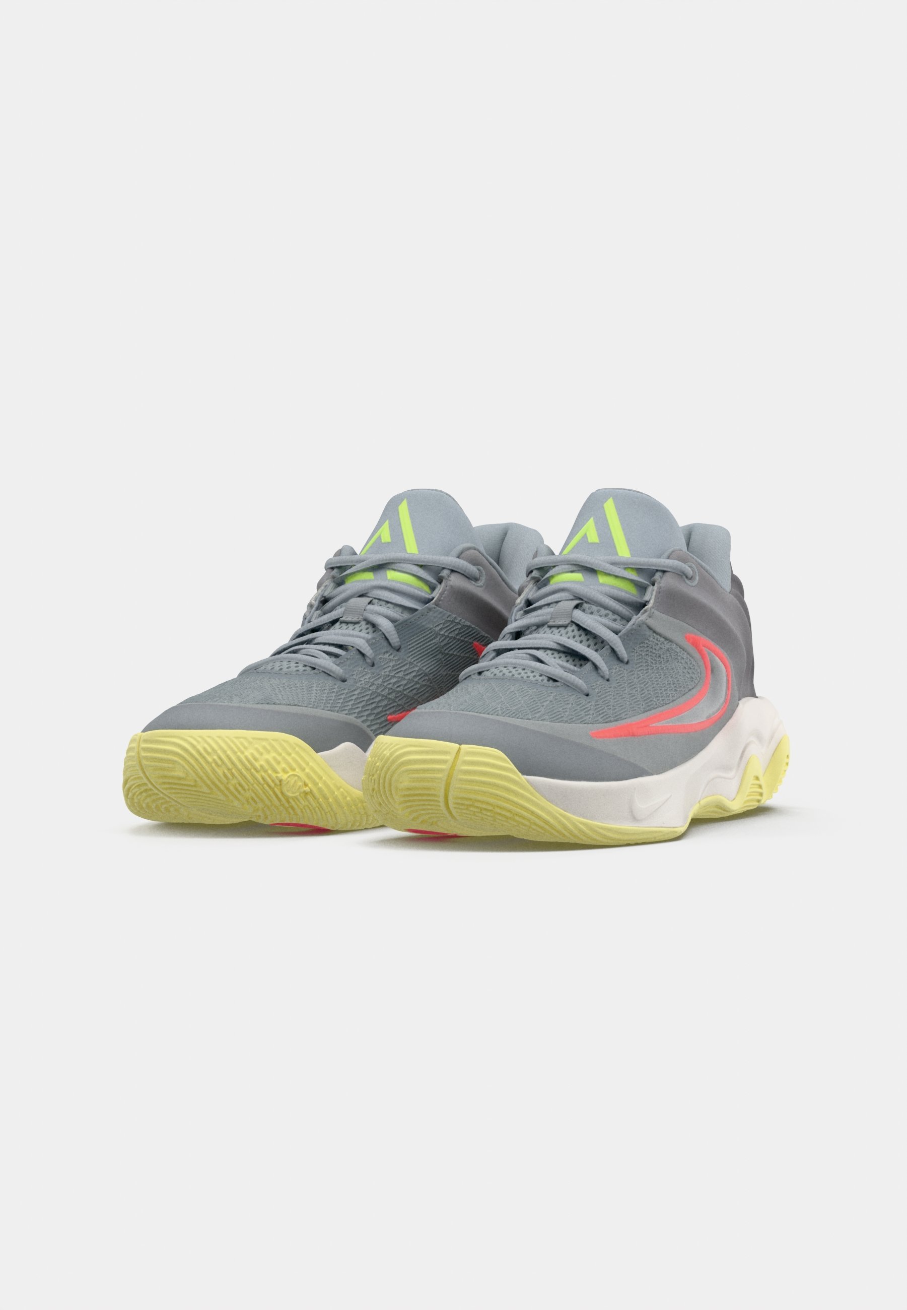 Nike Performance GIANNIS IMMORTALITY 4 – Basketballschuhe – Wolfsgrau/Metallic-Silber/Summit White