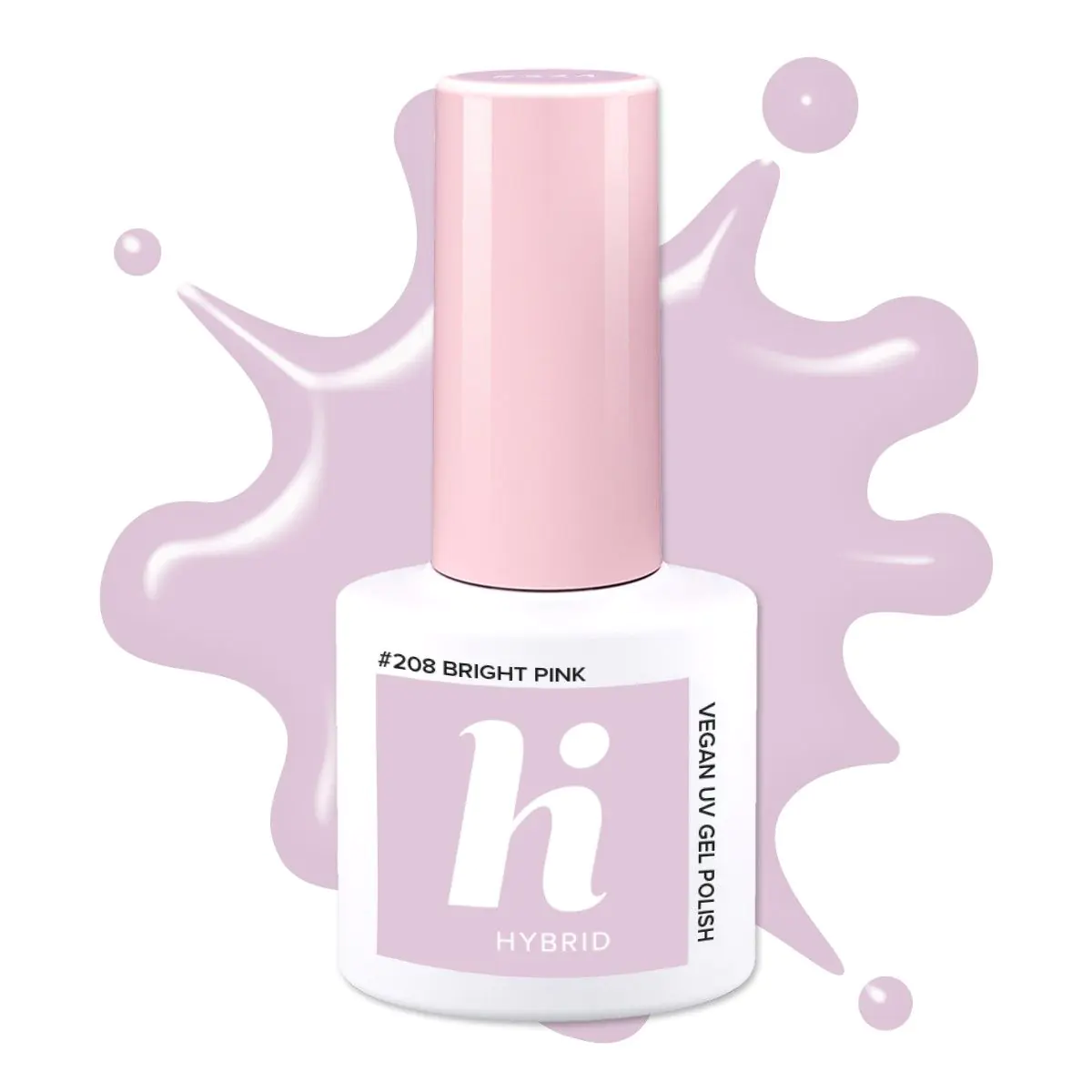 Hi Hybrid Lakier hybrydowy 208 Bright Pink 5ml