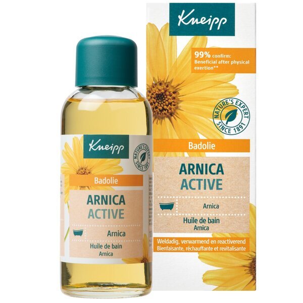Kneipp raumenų atpalaiduojantis vonios aliejus su arnika, 100 ml
