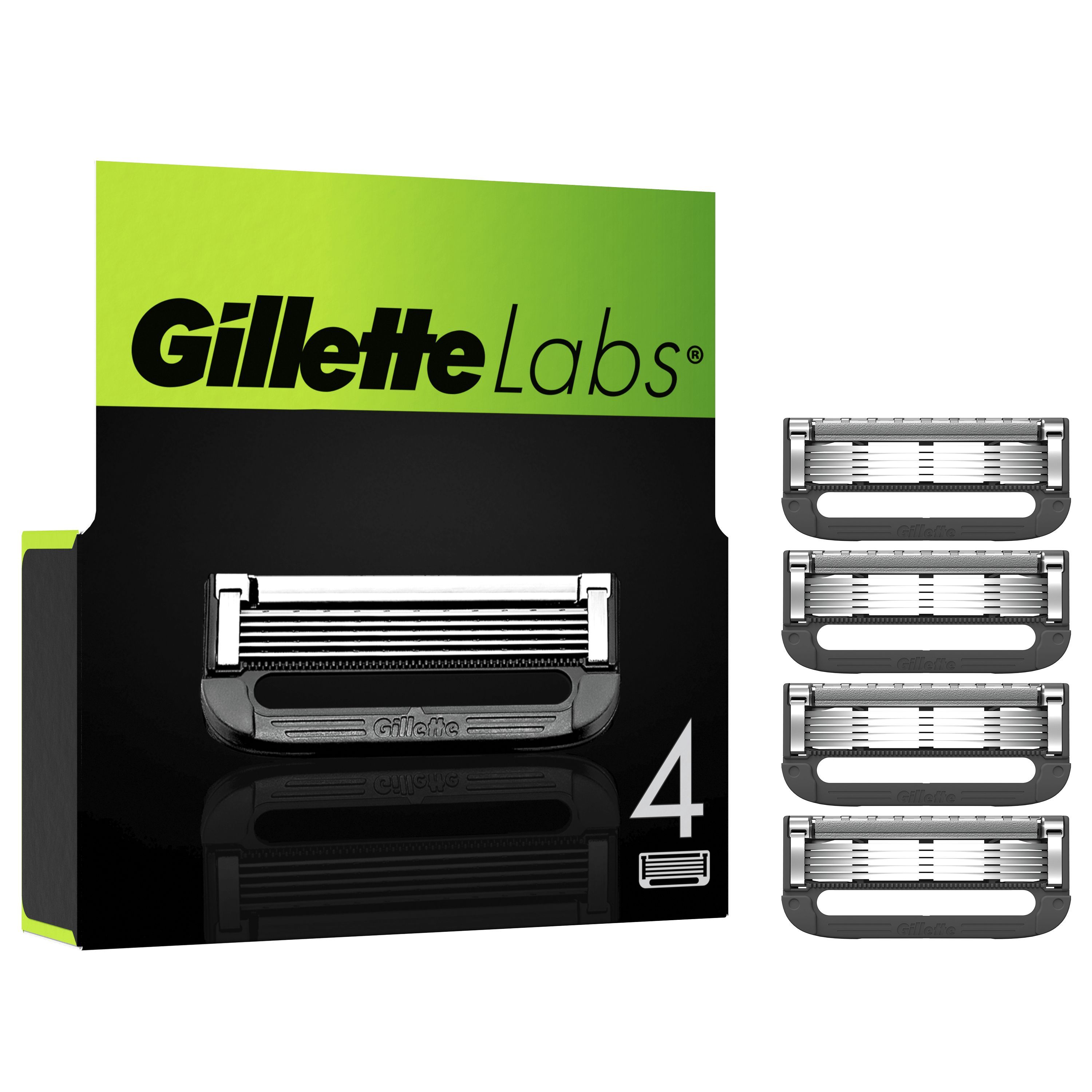 „Gillette Labs“ rankinių skustuvų papildymai Įkrovikliai ir papildymai