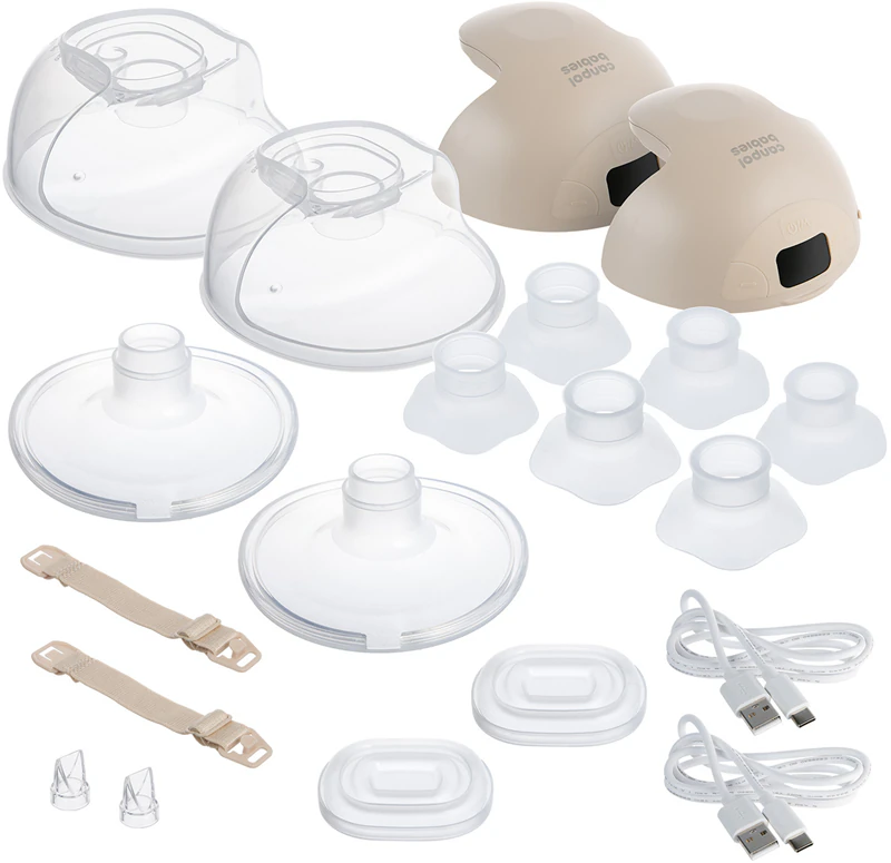 Bomba tira-leite dupla Canpol Babies SmartSense para sutiã
