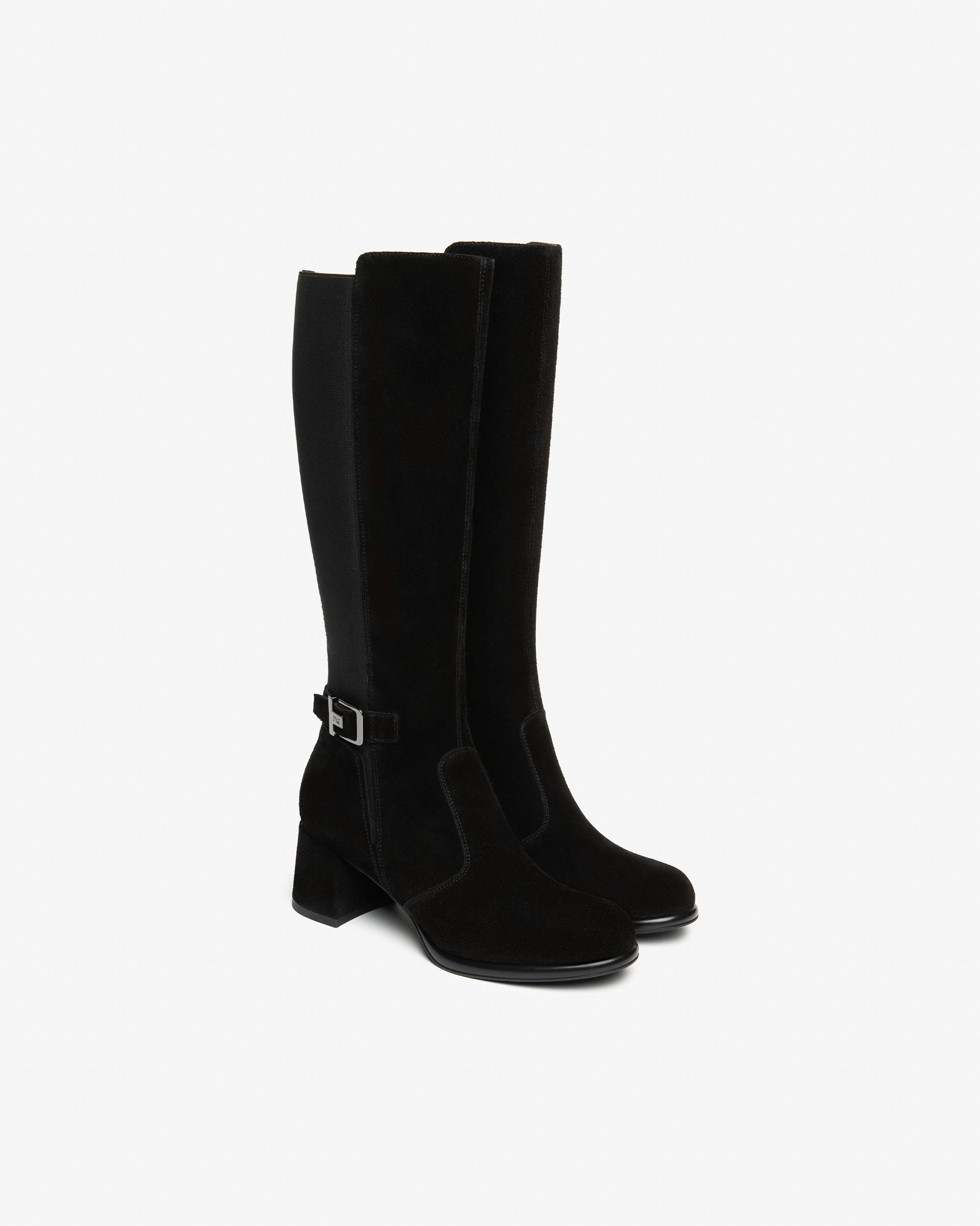  Bottes en daim et tissu pour femmes