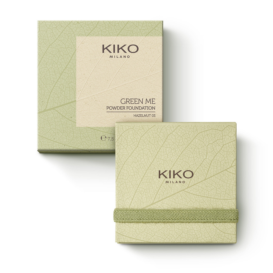 NEUES GREEN ME PUDER-FOUNDATION 03 Haselnuss