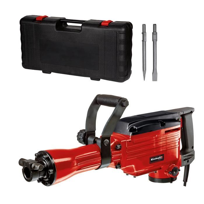 Einhell Marteau Piqueur TC-DH 43 (1600 W, frappe: 1800 cps/min, 43 J) Livré en coffret avec burin et pointeau