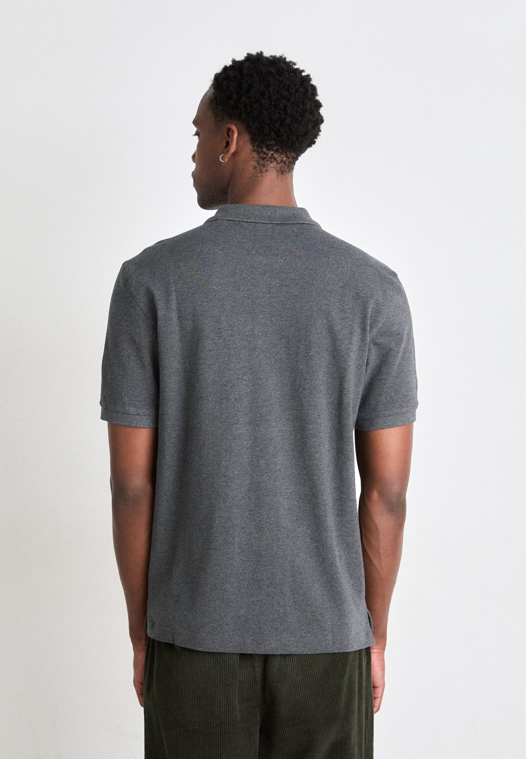 GANT ARCHIVE SHIELD - Tricou polo - antracit mélange