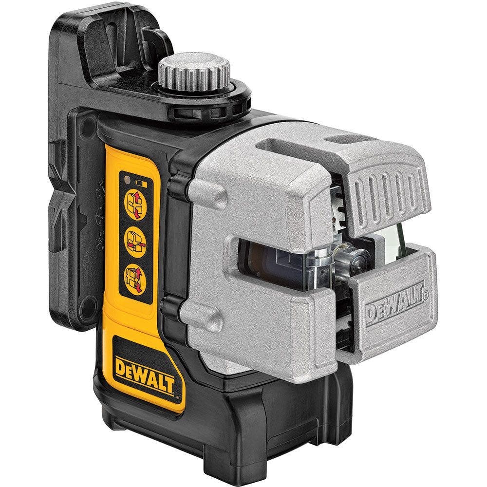 Nivelă laser multilinie cu fascicul roșu DEWALT DW089K-XE