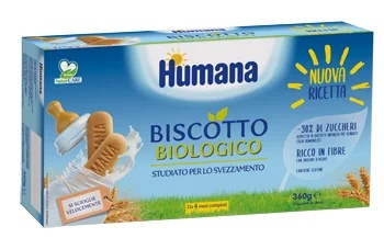 Biscoitos Humana Baby Bio 360 g alimento infantil