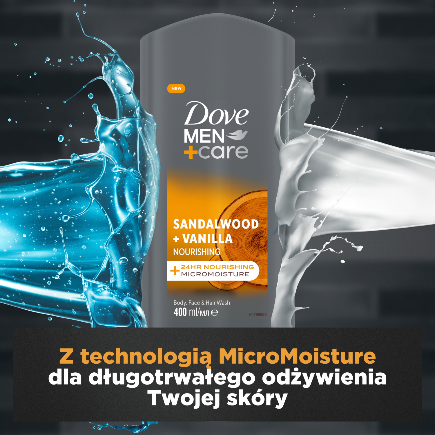 Dove Men+ Soin Santal + Vanille