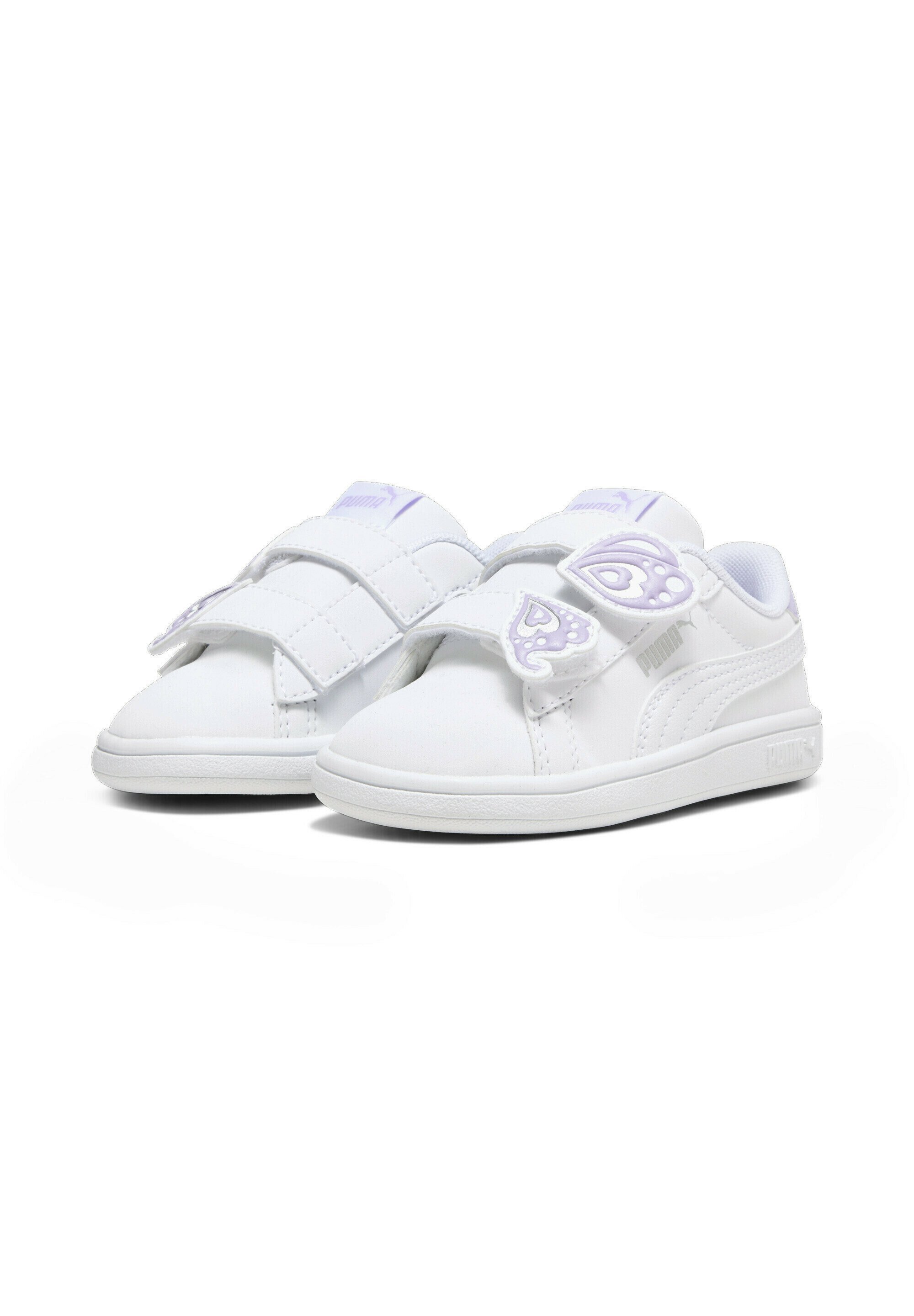 Puma SMASH 3.0 UNISEX - Joggesko - white/violet/silver