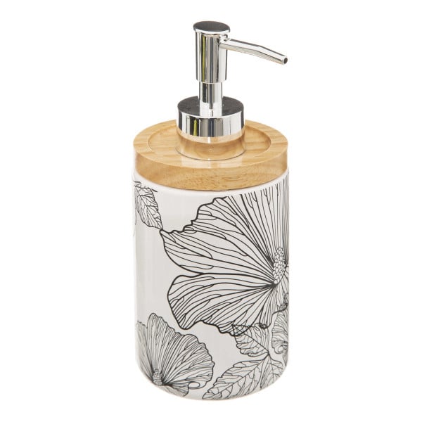 Dozownik do mydła BLACKFLORA, ceramiczny