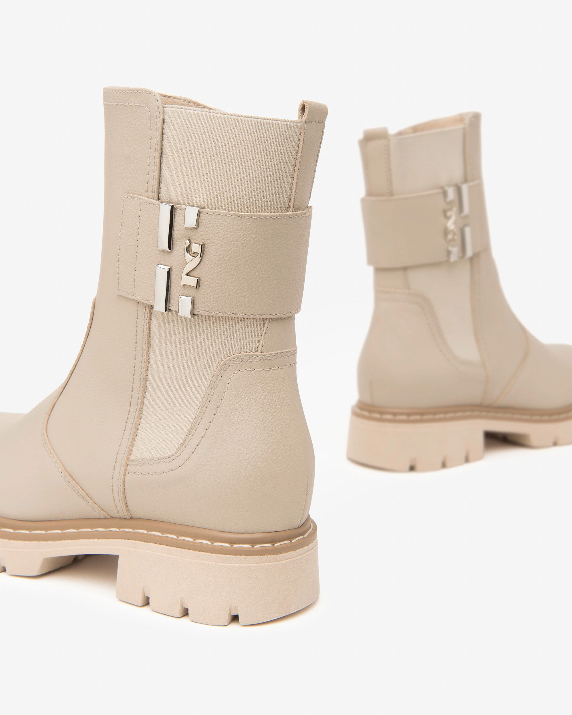  Chelsea-Boots aus Leder für Damen