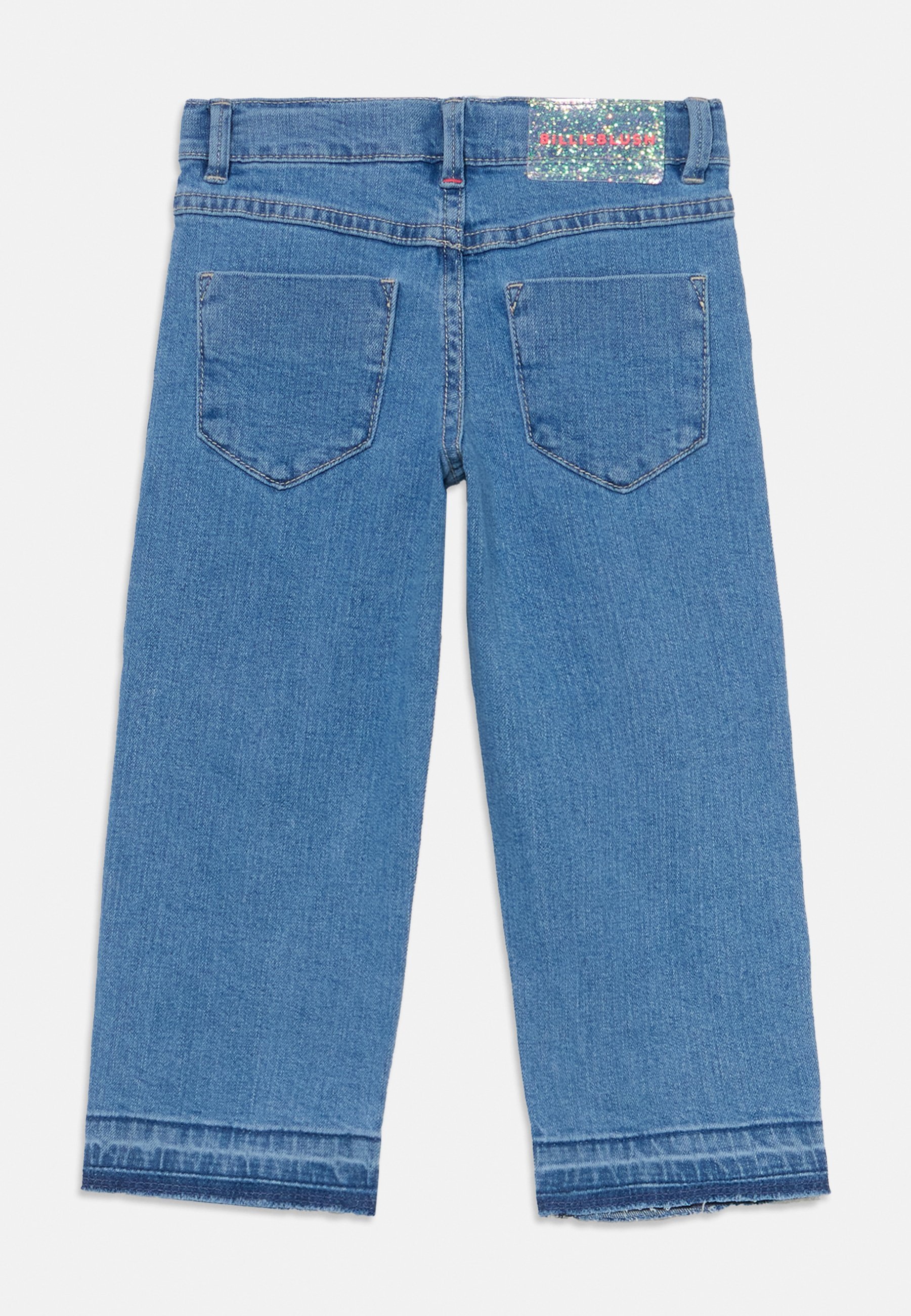 Billieblush EXCLUSIEVE JUNIOR EENHOORNBROEK - Rechte jeans - denimblauw