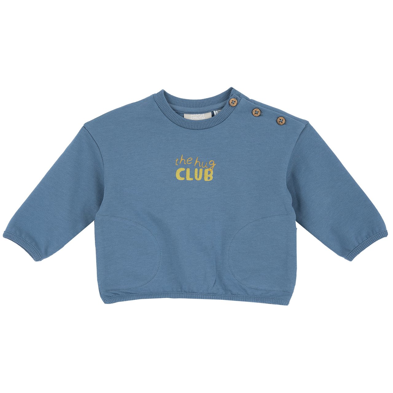 Sweatshirt mit blauem Aufdruck