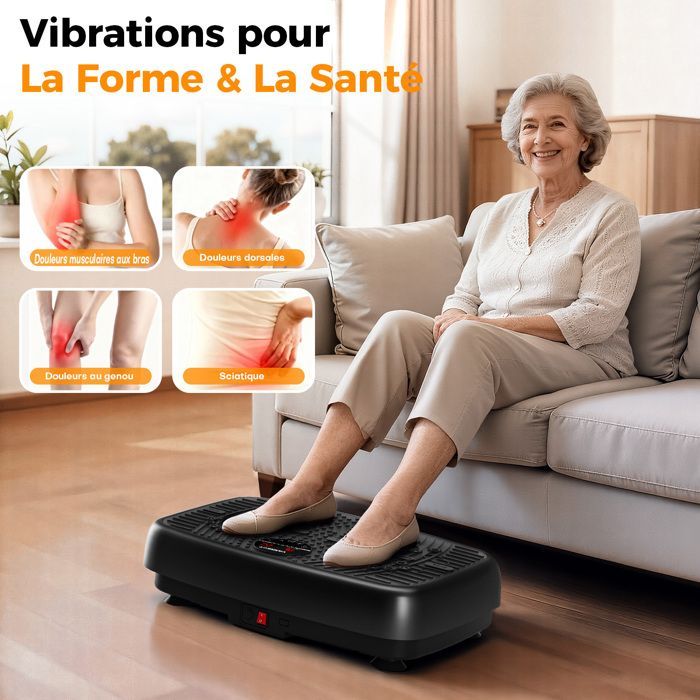 Attrezzatura per il fitness - Pedana vibrante 2026 Neu 3D - 120 velocità - Telecomando - Portata massima 200 kg