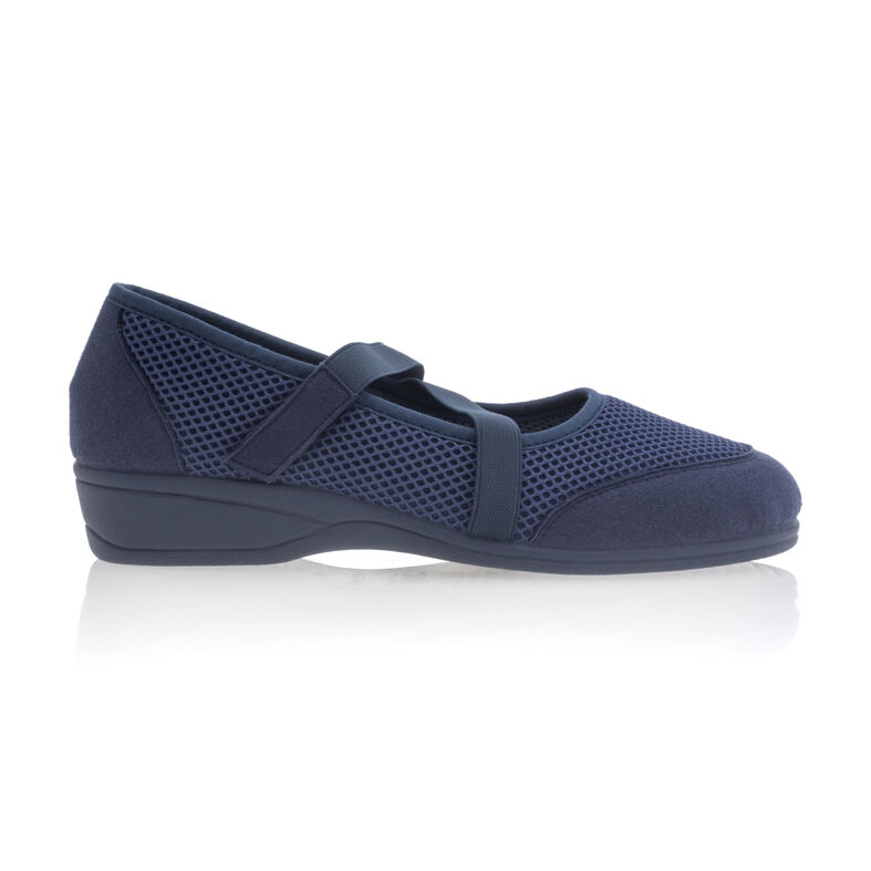 Zapatos cómodos para mujer, color azul.