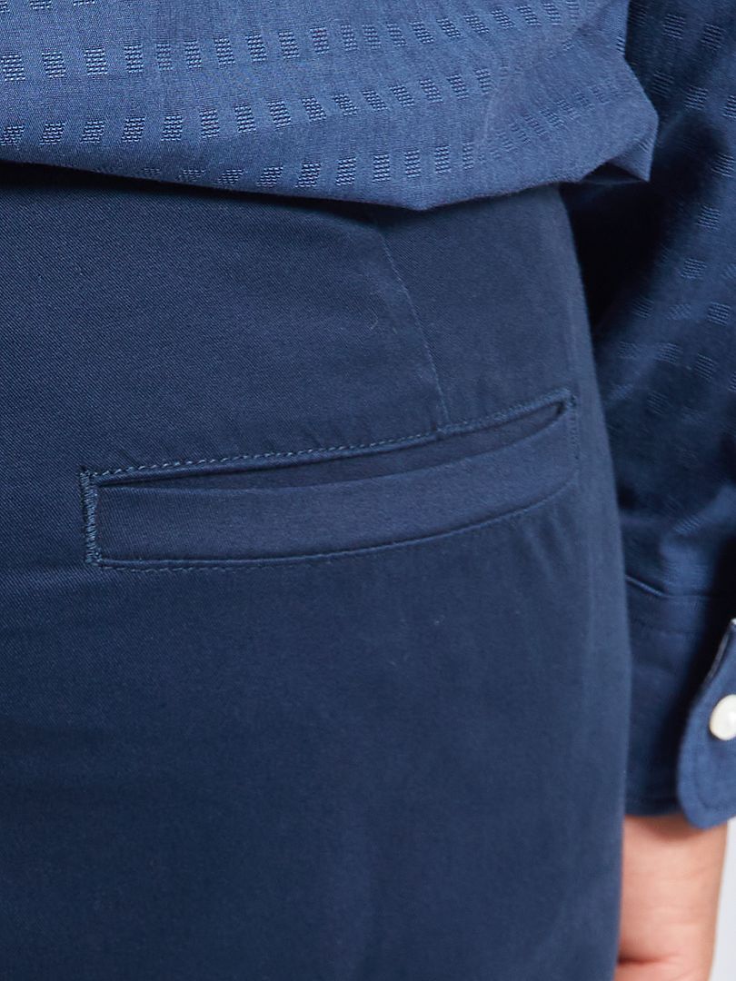 Calça chino slim L30 - azul