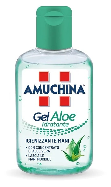 AMUCHINA Amuchina Aloë Vera Handgel Hydraterende Desinfecterende Handgel 80 ml Voor alle huidtypen