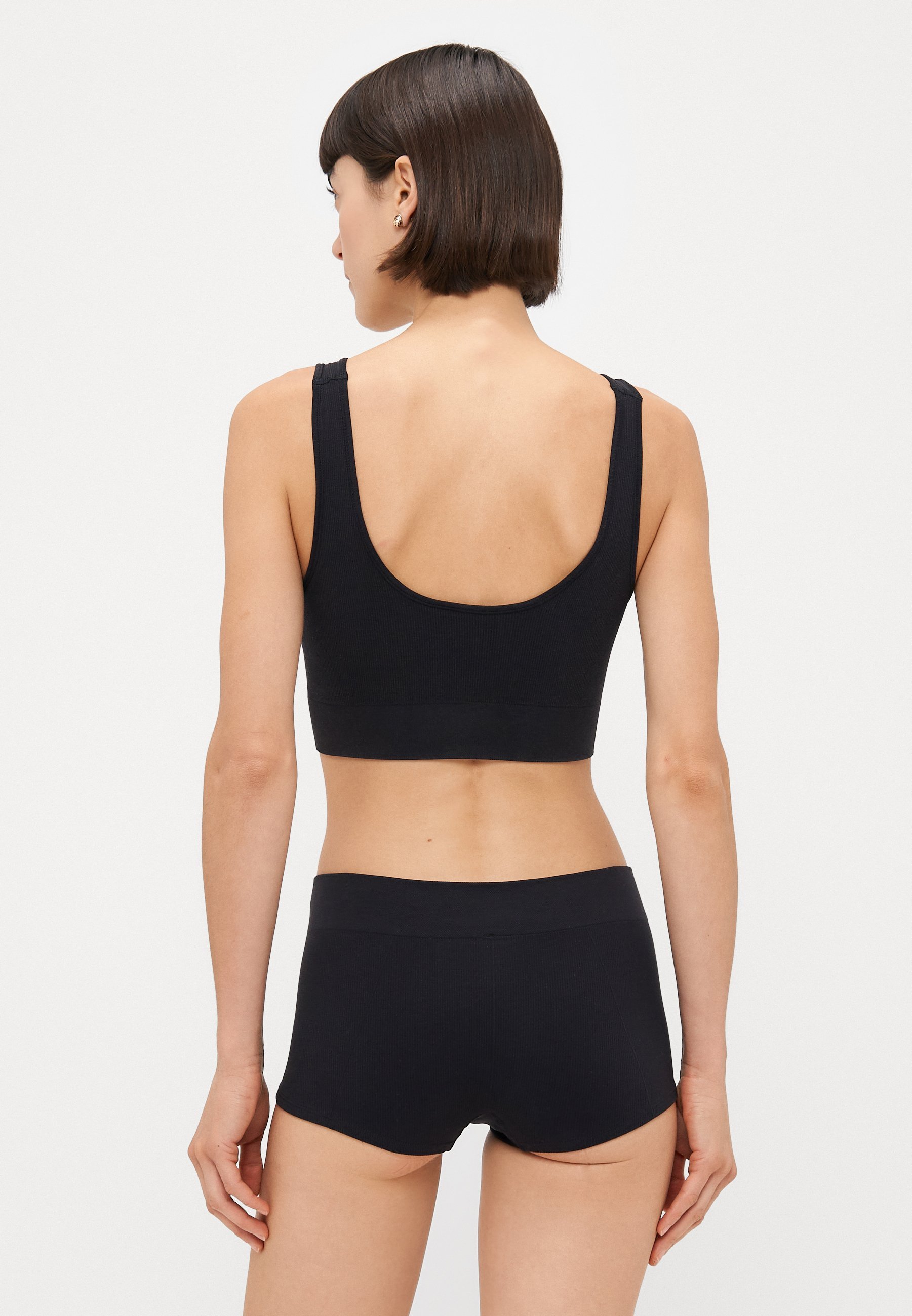 Polo Ralph Lauren bustier met ronde hals - onyx