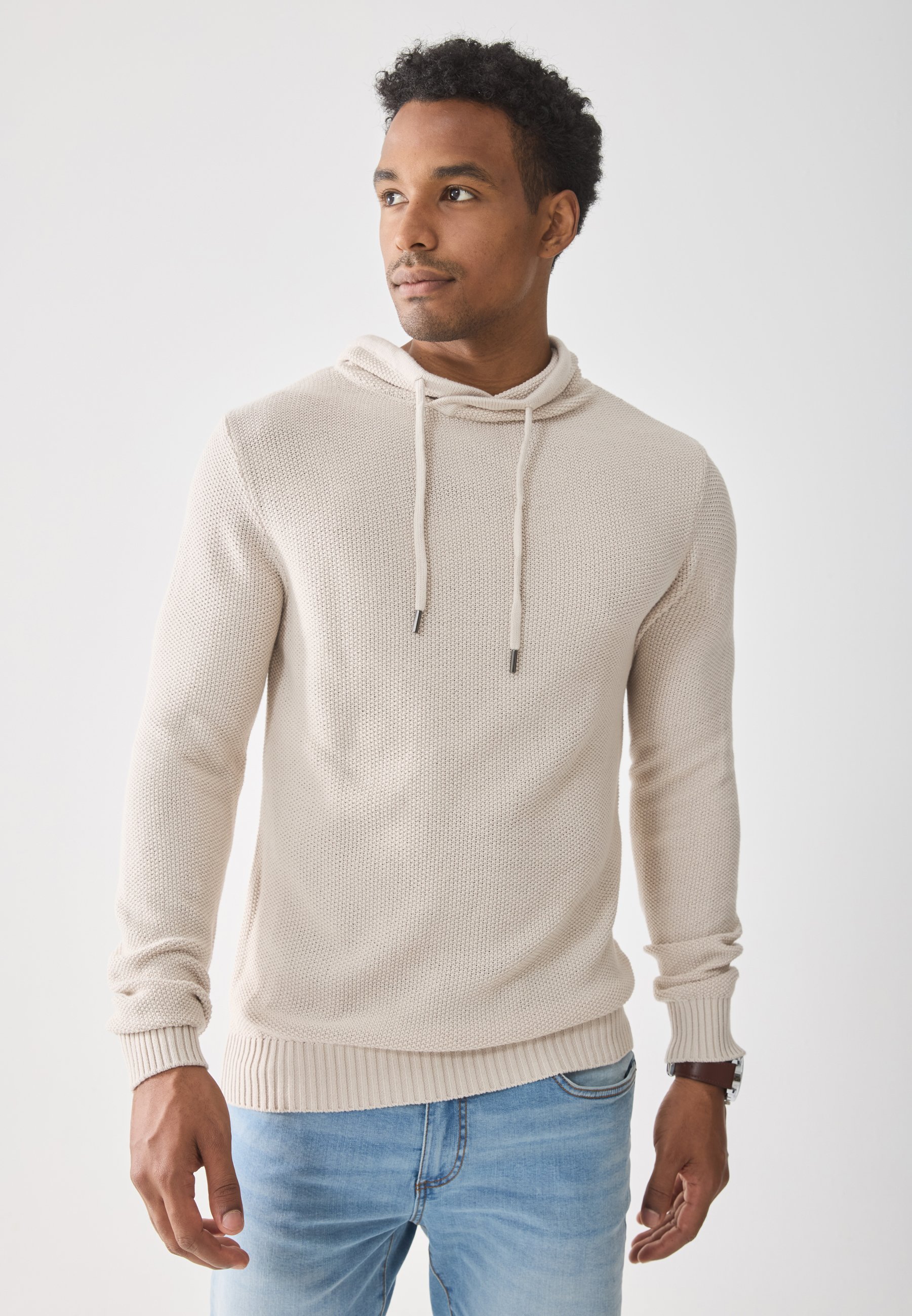 Sweat à capuche Pier One - pierre