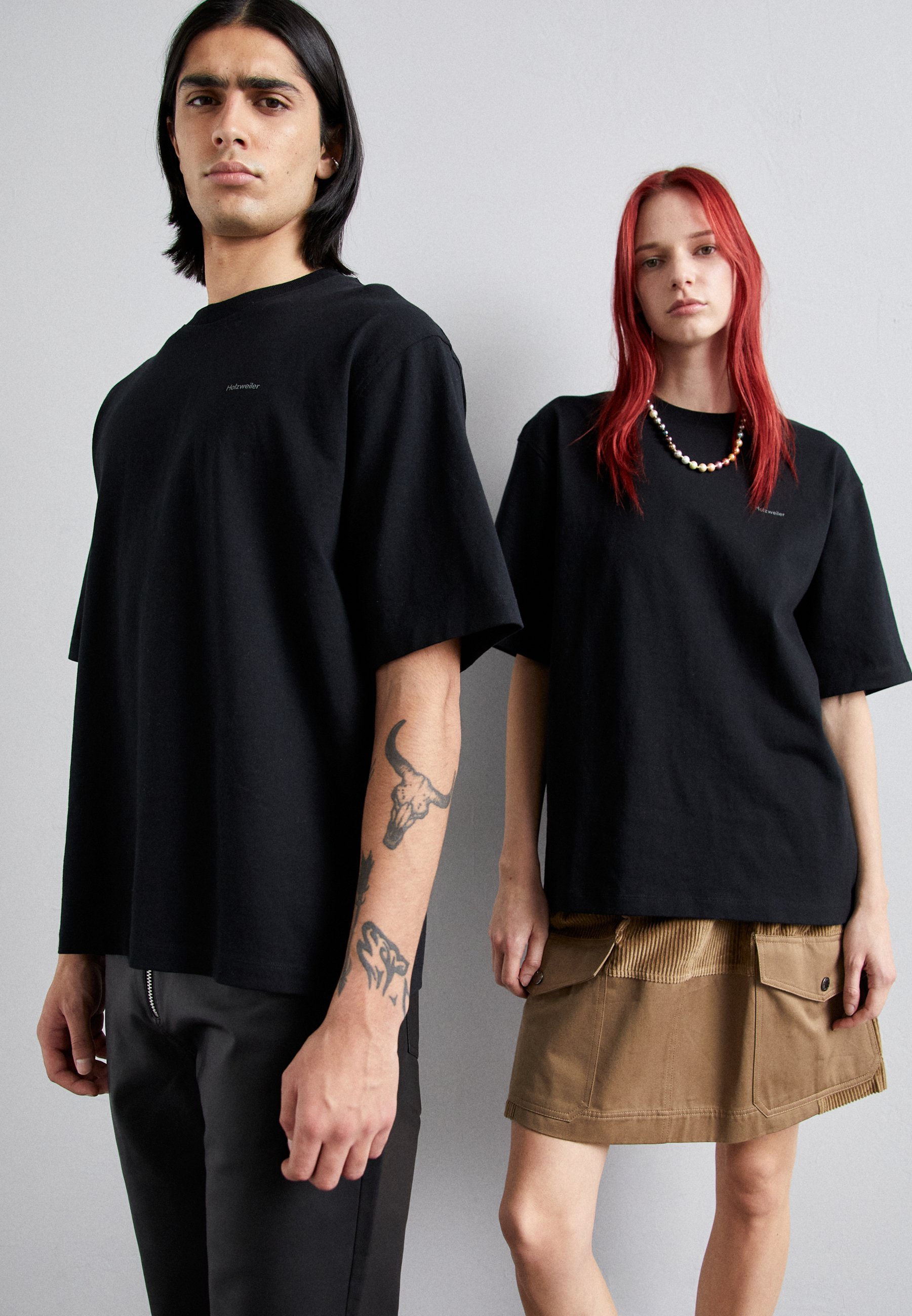 Holzweiler RELAXED TEE UNISEX - Basic T-shirt - zwart