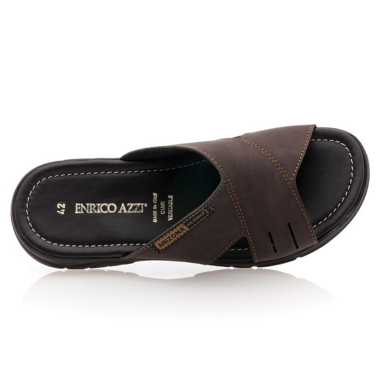  Brune sandaler / sko med åpen tå for menn