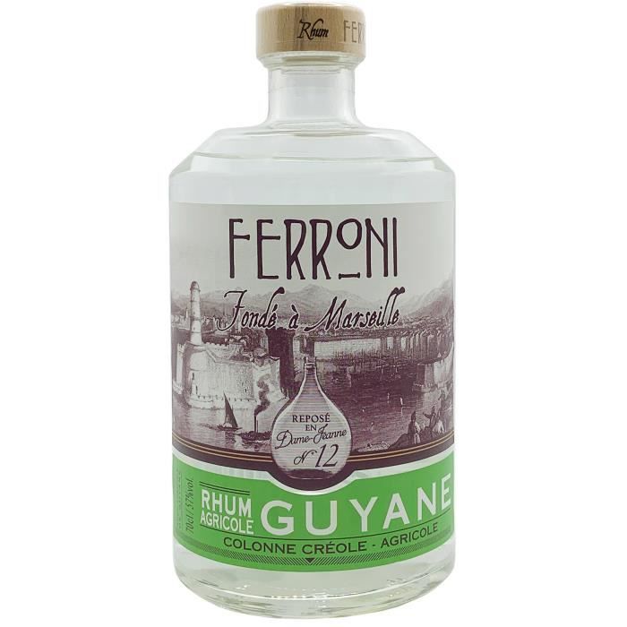 Ferroni - La Dame Jeanne 12 Guyane Française | Rhum de la Guyane