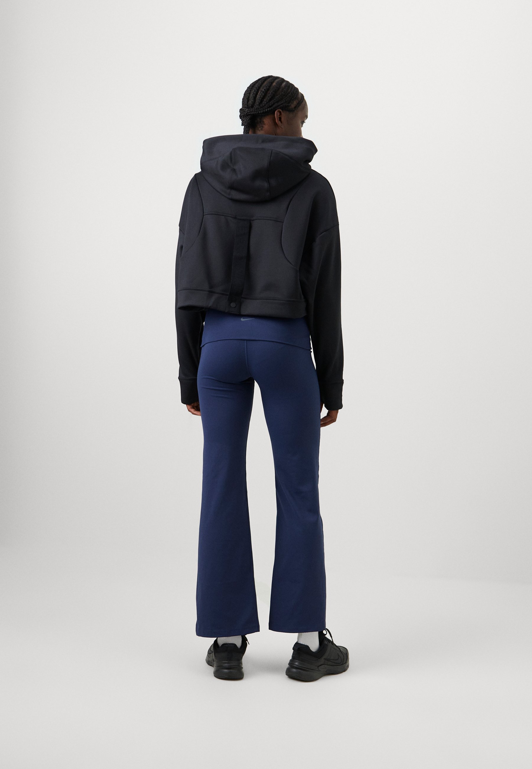 Nike Performance ONE PANT - Leggings - middernachtblauw/wit