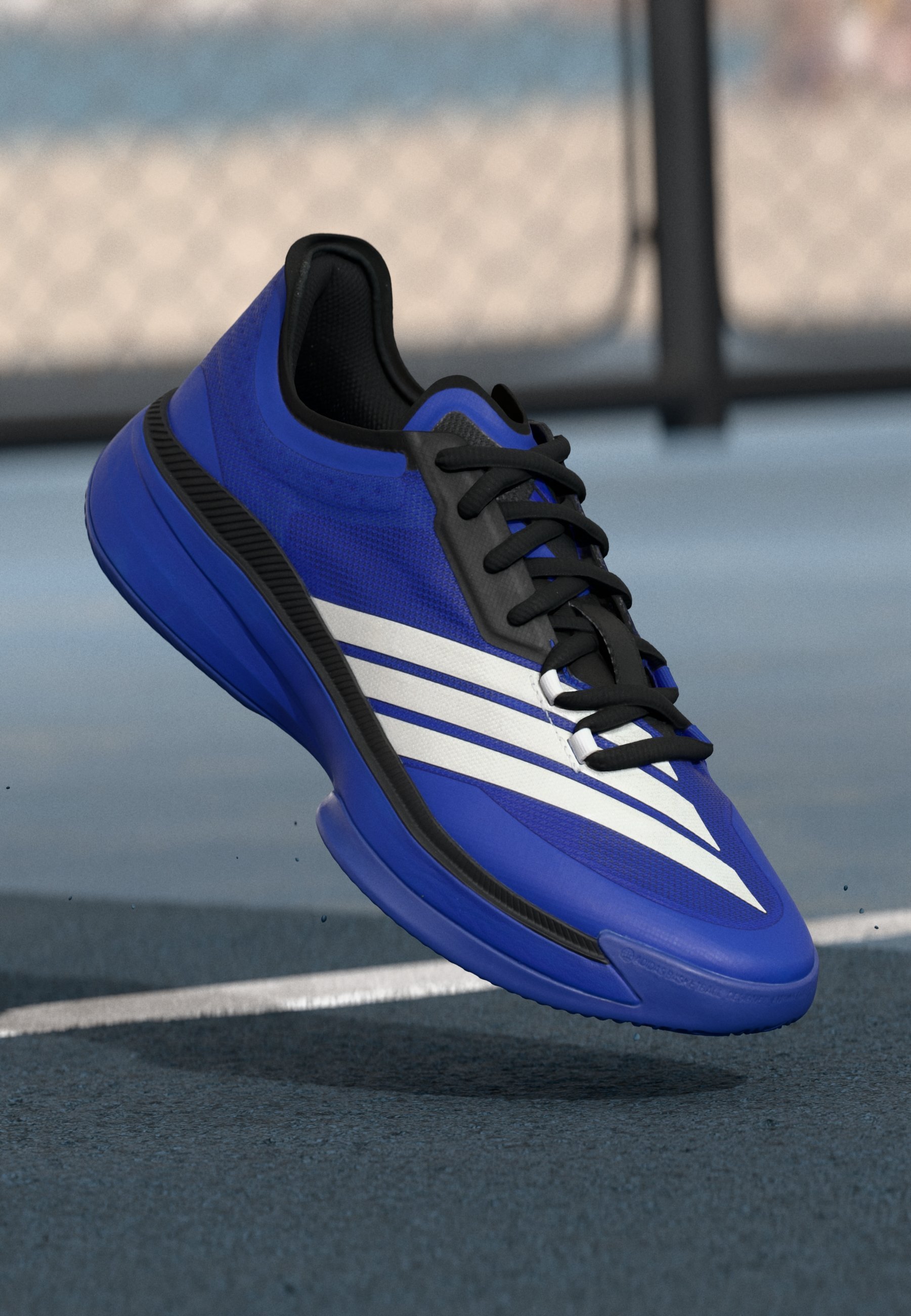 adidas Performance ADIZERO SELECT 3.0 - Tênis de basquete - azul lúcido/preto/metálico