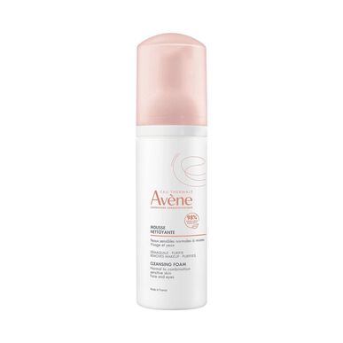 „Avène“ valomosios putos veidui ir akims, makiažo valiklis jautriai odai, 150 ml