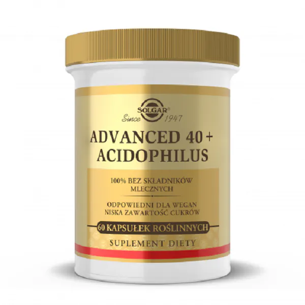 Solgar Advanced 40+ Acidophilus Probiotyk kapsułki