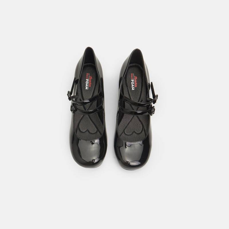 Damskie buty typu Mary Jane na obcasie 3,5 cm